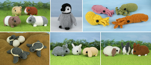 PlanetJune Baby Animals CAL crochet pattern options