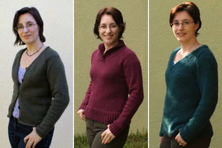 3 knit sweaters by planetjune