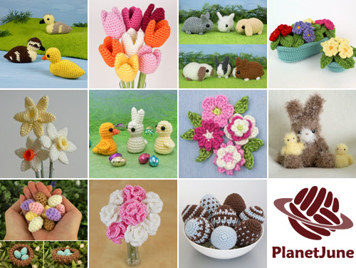 PlanetJune crochet patterns - Spring 2024 CAL