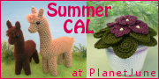 PlanetJune Summer Crochetalong: Alpacas and African Violets
