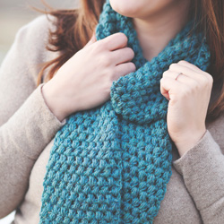 Everyday Crochet by June Gilbank - Practice Project 6: Puff Stitch Scarf
