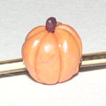 polymer clay pumpkin bead