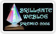 Brillante Weblog Primo 2008 award