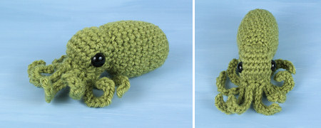 baby octopus amigurumi crochet pattern by planetjune