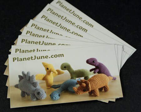 dinosaur business cards by planetjune