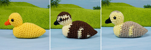 Ducklings and Goslings crochet pattern by PlanetJune