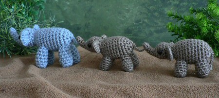 elephant crochet pattern by planetjune