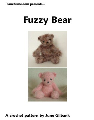 Fuzzy Bear crochet pattern by June Gilbank