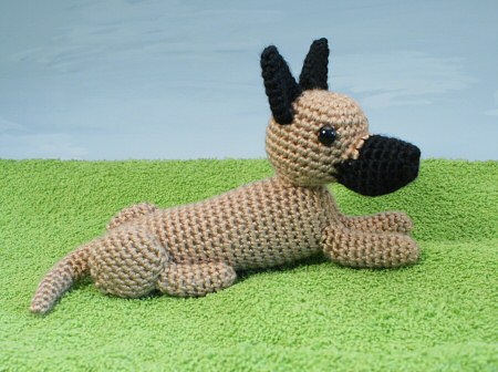 amidogs great dane crocheted amigurumi dog by planetjune