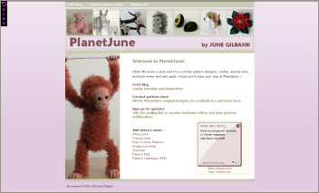 PlanetJune homepage, 2009-2014