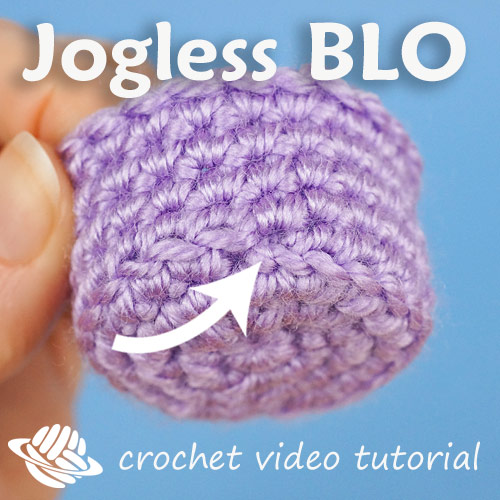 jogless back loop only round for amigurumi by planetjune