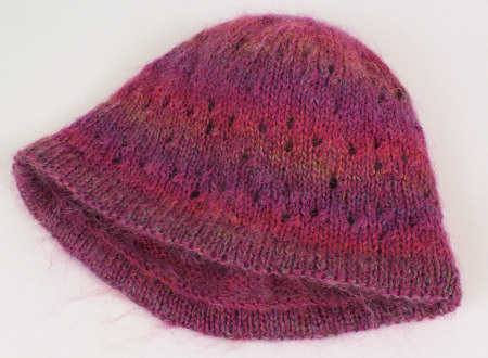 knitted lace hat