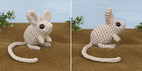 Mini Mammals crochet pattern by PlanetJune - Jerboa