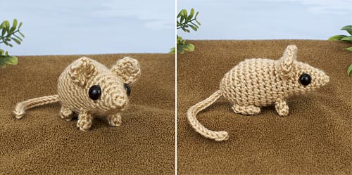 Mini Mammals crochet pattern by PlanetJune - Mouse