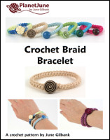 crochet braid bracelet crochet pattern