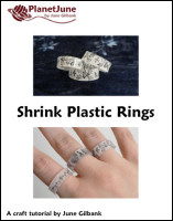 shrink plastic rings tutorial