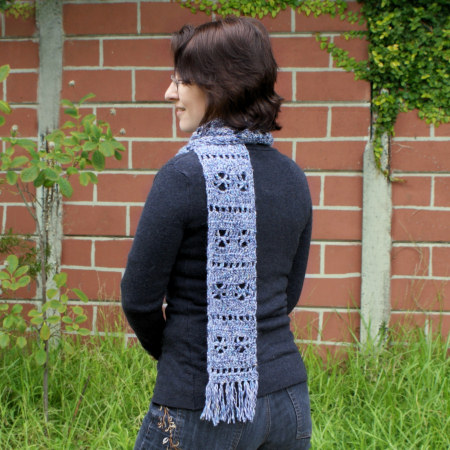 frosty windows scarf crochet pattern by planetjune