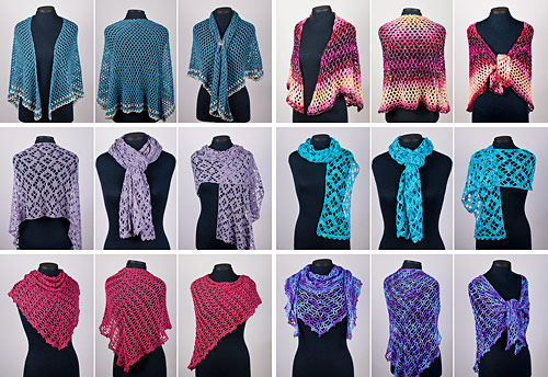 PlanetJune Accessories 2018 Shawl crochet pattern collection