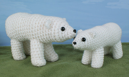 aquaami polar bears crochet pattern by planetjune