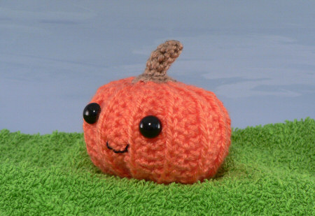 cute crocheted pumpkin by planetjune