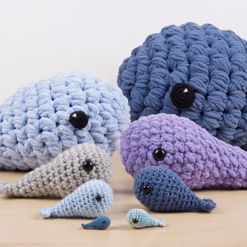 resizing amigurumi by scaling up and down, by planetjune