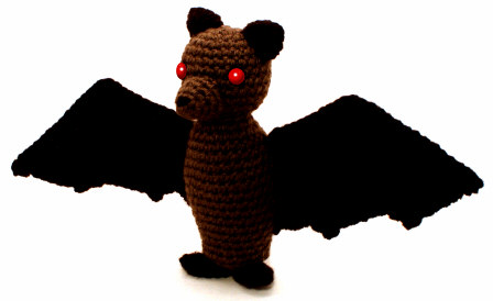 scary amigurumi bat by planetjune