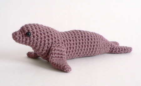 crocheted sea lion by planetjune