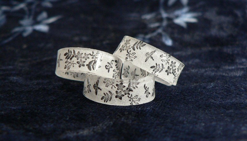 shrinky dinks rings by planetjune