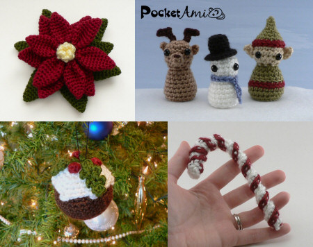 Christmas crochet patterns by planetjune