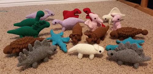 PlanetJune Stories: 10 year old Seth and his crocheted dinosaurs