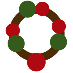 arranging a wreath - main components