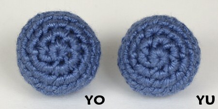 crocheted balls