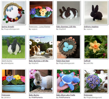 PlanetJune Spring/Easter CAL 2014 - sample of entries