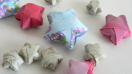 Origami Lucky Star (puffy Star) : 3 Steps (with Pictures