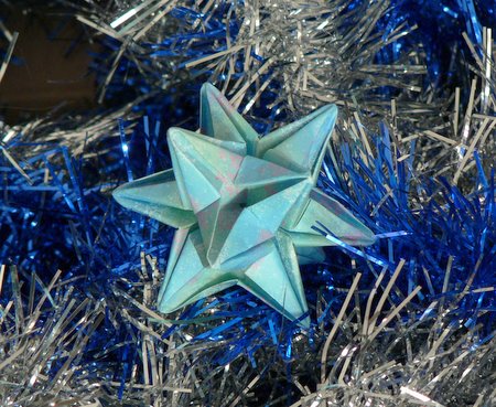 3d origami star