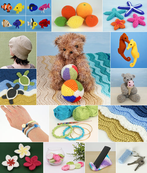 Summer Fun 2022 CAL - all crochet patterns by PlanetJune