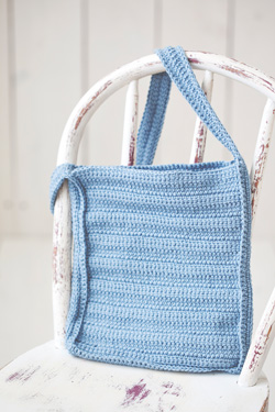Idiot's Guides: Crochet by June Gilbank - Solid Stripes Bag pattern
