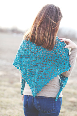 Idiot's Guides: Crochet by June Gilbank - Double Diagonals Shawl pattern