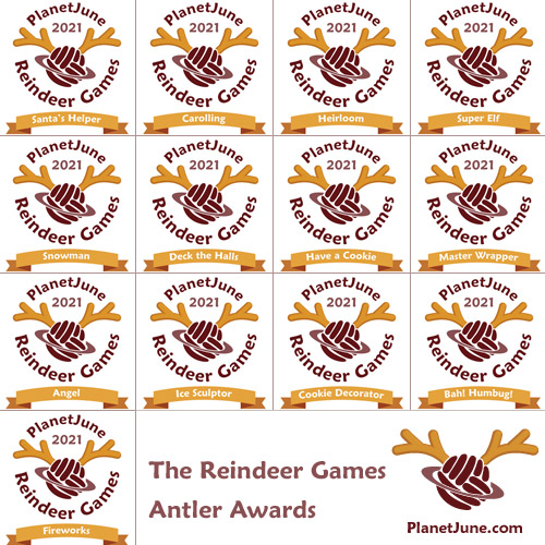 PlanetJune Reindeer Games Antler awards