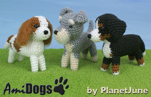 AmiDogs Set 8 crochet patterns by PlanetJune