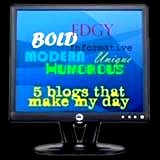 5 Blogs That Make My Day award