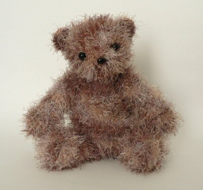 fuzzy crochet bear