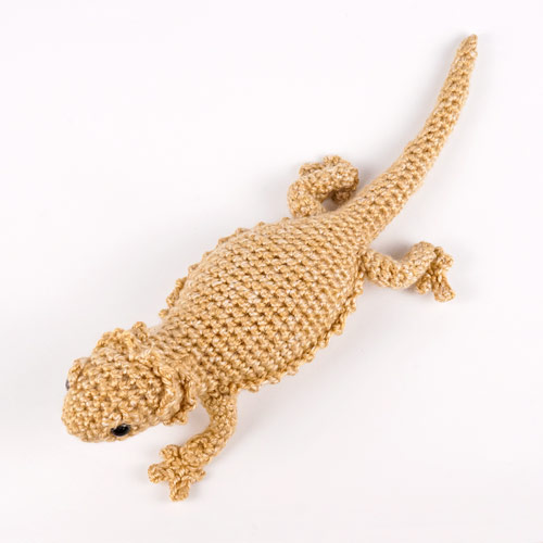bearded dragon crochet pattern by planetjune