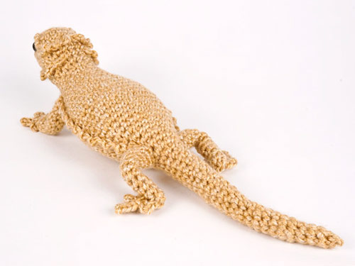 bearded dragon crochet pattern by planetjune