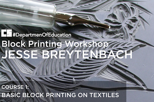 block printing workshop