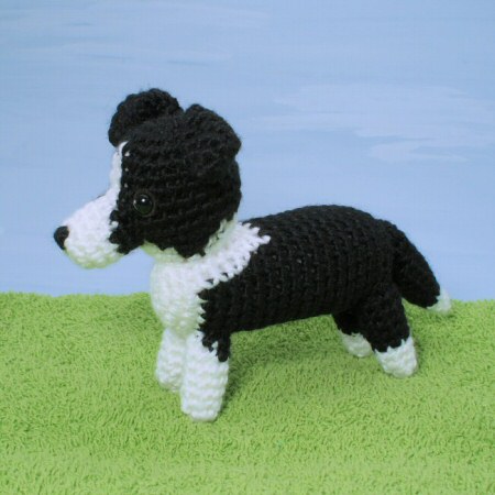 AmiDogs Border Collie amigurumi crochet pattern by PlanetJune