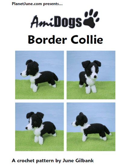 AmiDogs Border Collie amigurumi crochet pattern by PlanetJune