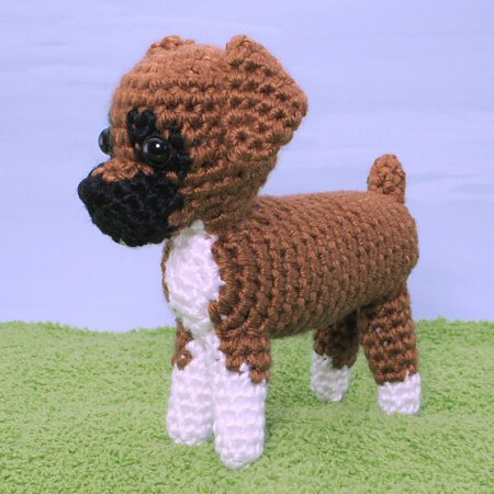 AmiDogs Boxer crochet pattern by planetjune 