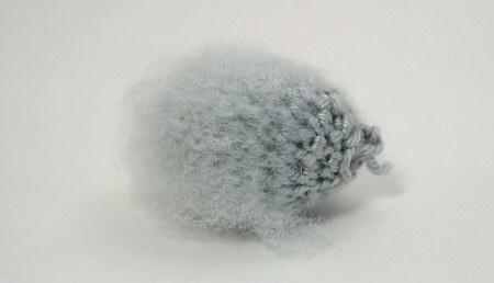 brushed acrylic yarn experiment