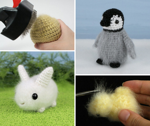 how to: brushed amigurumi by planetjune